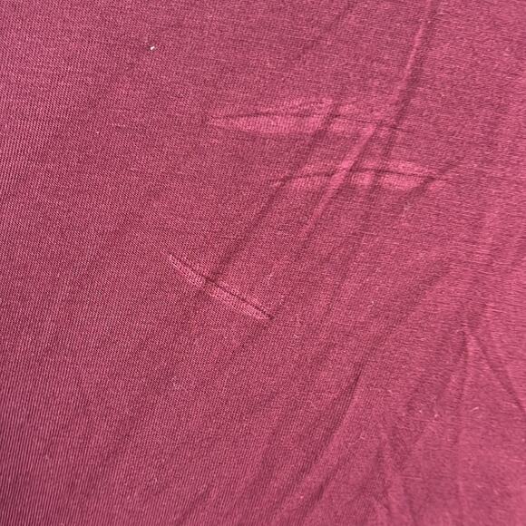 Fighting Eel Stretchy Maroon 3/4 Sleeve Dress Swing Shift Made in Paradise XS - Picture 6 of 7